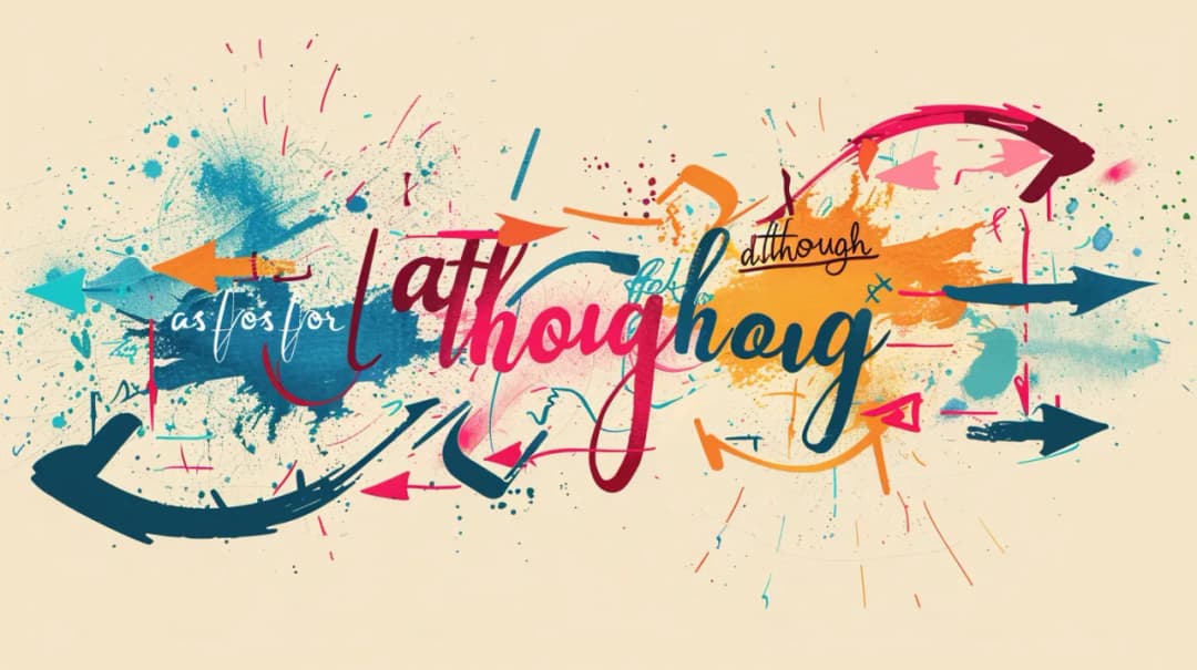 Wyrażenia z "chociaż" i "jeśli chodzi o" po angielsku - pełny przewodnik użycia